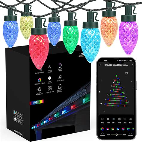 Brizled Not Connectable Color Changing Smart Christmas Lights Ft