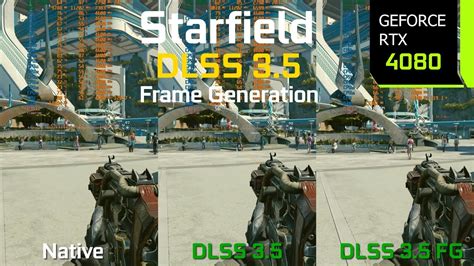 Starfield Dlss Frame Generation Mod 4k Native Taa Vs Dlss 3 5 Vs Dlss