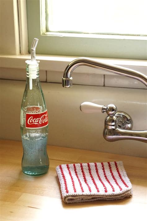 Diy Recycled Soap Dispenser Coke Bottle Crafts Soap Holder Diy