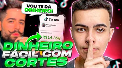 Como Ganhar Dinheiro Perfil De Cortes No Tik Tok Come Ando Do Zero