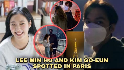 LEE MIN HO AND KIM GO EUN SPOTTED IN PARIS AFTER KIM GO EUN