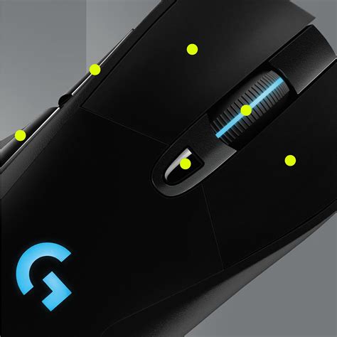 Logitech G G703 Lightspeed Hero Wireless Gaming Mouse (910-005641 ...
