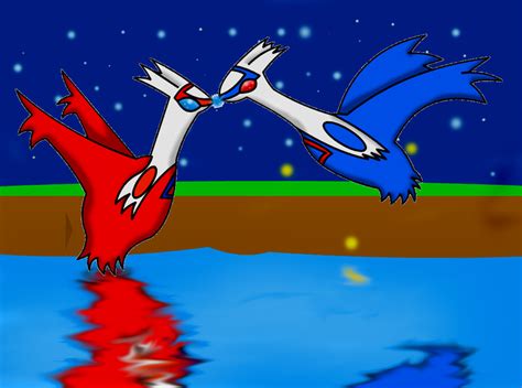 Latios and Latias fanart by latios-latiasFC on DeviantArt