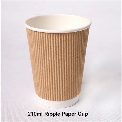 210ml Ripple Paper Cup At 1 60 Piece Corrugated Paper Cup In