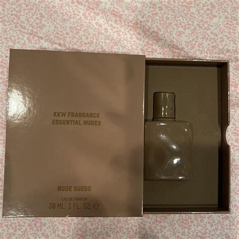 Kkw Nude Suede Perfume Discounted Fragrance From Depop