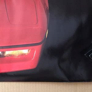 Vintage Original S S Red Corvette Pinup Sexy Nude Woman Poster Etsy