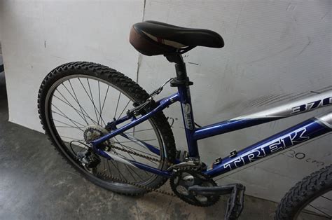 Blue And Silver Trek Bike