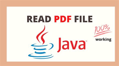 How To Read Pdf File In Java Java Programming YouTube