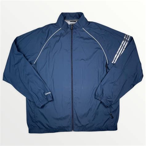 Adidas Climaproof Wind resistant athletic track... - Depop