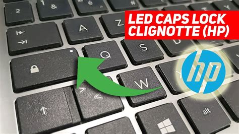 Laptop HP touche caps lock clignote 2 courts 3 longs PROBLÈME ET