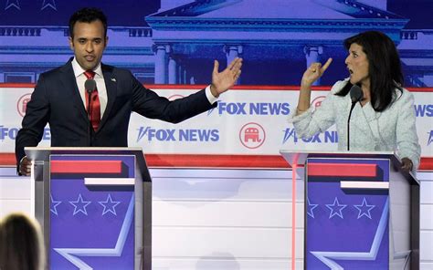 Nikki Haley Vivek Ramaswamy Go Head To Head At St Republican Debate