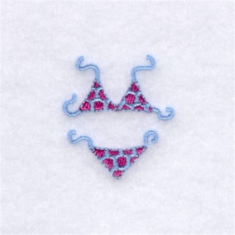 Summer Beach Bikini Machine Embroidery Design Embroidery Library At