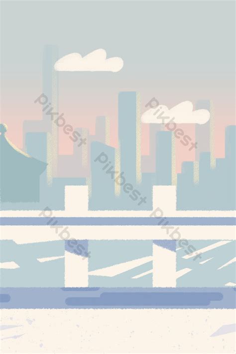 Cartoon city background free | Backgrounds PSD Free Download - Pikbest