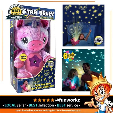 Ontel Star Belly Dream Lites Stuffed Animal Night Light