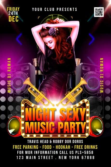 Night Sexy Party Flyer Template Postermywall