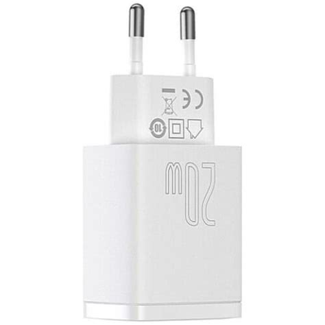 Сетевое зарядное устройство Baseus Compact Quick Charger U+C 20W White ...