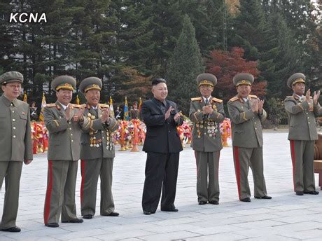 Statues of Kim Il Sung and Kim Jong Il Erected at Kim Il Sung Military ...