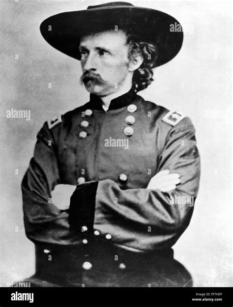 George Custer 1839 1876 Namerican Army Officer Photographed In The Uniform Of A Major