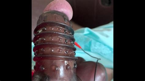 New Cock Sleeve Estim No Cum Shemale Latex Latex Porn Xhamster