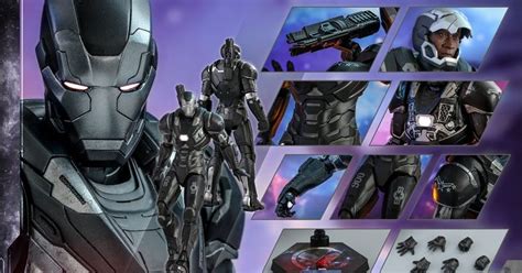 Hot Toys Avengers Endgame Warmachine MKVI Scale Figure Official Images JEFusion