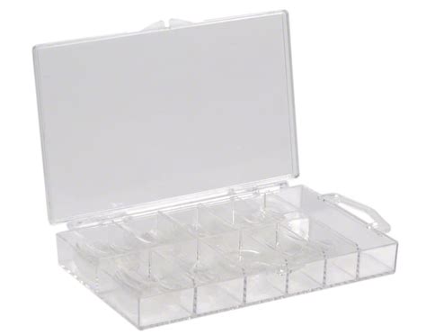 Tipsy w kasetce 100szt - przezroczyste, duża kieszonka Nasze Paznokcie