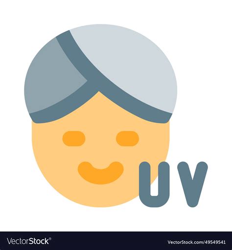 Uv rays protection for skin and face treatment Vector Image