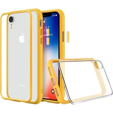 Rhinoshield Coque Compatible Avec Iphone Xr Mod Nx Jaune