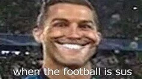 ronaldo is acting pretty sus ngl : r/amogus