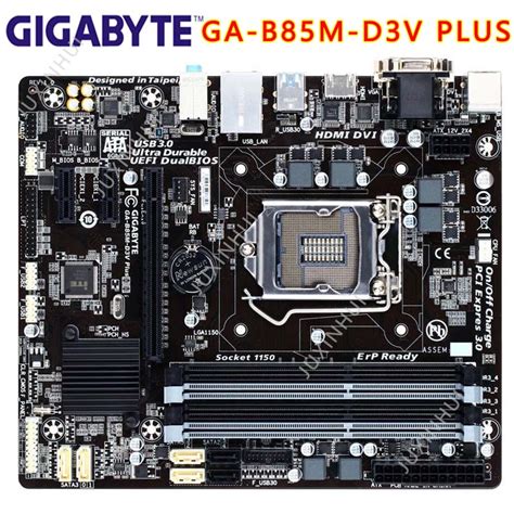 Gigabyte Ga B85m D3v Plus With Cpu I3 4130 Desktop Motherboard B85