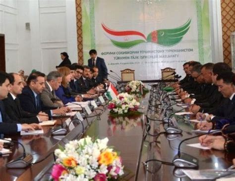 The Turkmen Tajik Business Forum Was Held In Dushanbe