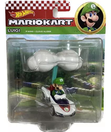 Hot Wheels Mario Kart Luigi P wing Cloud Glider Meses sin interés