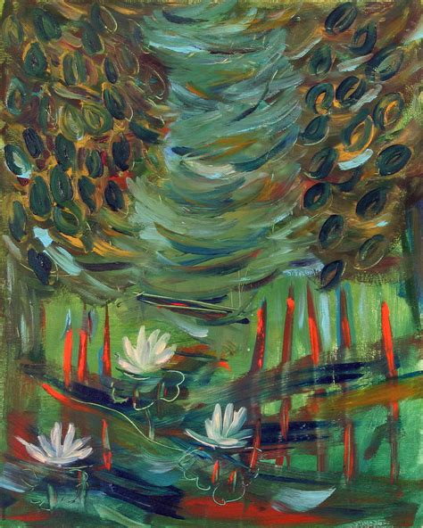 Water Lilies Painting By Maggis Art Fine Art America