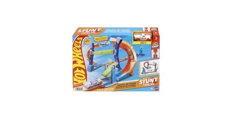 Hot Wheels Stunt Tracks Corkscrew Jump Champion Jfh36