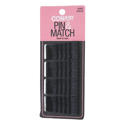 Conair Pin Match Hair Bobby Pins Black Pieces Ebay