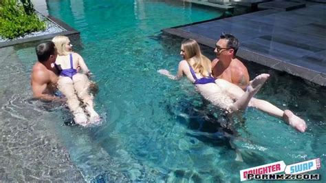 Daughterswap Steamy Daughter Pool Sex Porn Taboodaddy