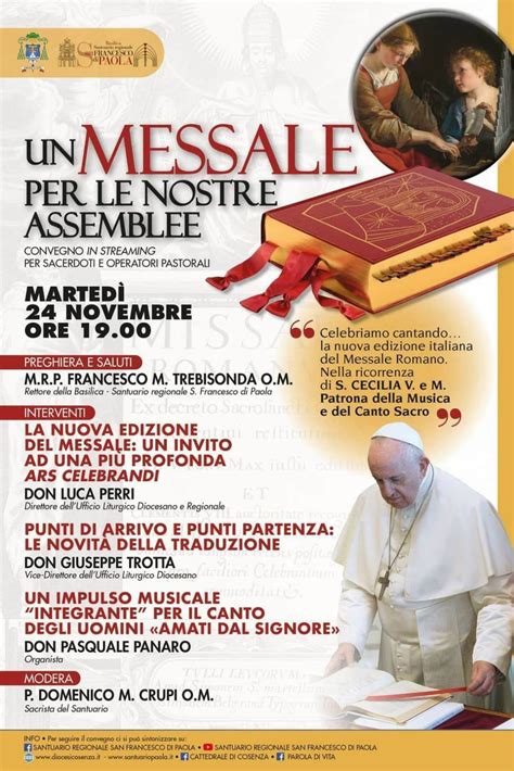 In Calabria Il Nuovo Messale Romano Per Le Messe Cambia Il Padre