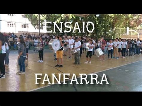 Fanfarra Israel Pinheiro Ensaio A Escola Youtube