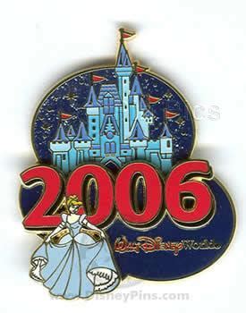 Walt Disney Pin Cinderella Castle Dated D Retired Princess