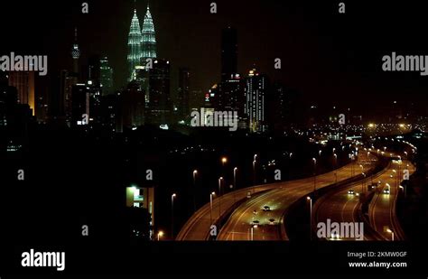 Petronas Twin Towers, Aerial View of Kuala Lumpur, Malaysia, Bird Eye ...