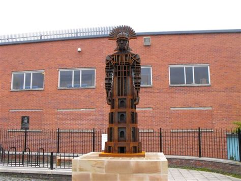 Roman Statue At Segedunum Fort Wallsend