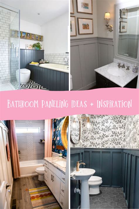 53+ Bathroom Wall Paneling Ideas - Pink Pop Design | Bathroom wall ...