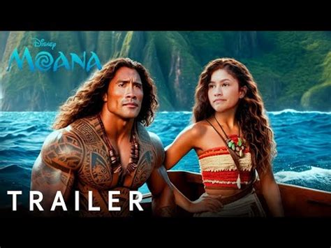 MOANA Live Action FIRST TESURE TRAILER 2025 Zendaya Dwayne Johnson