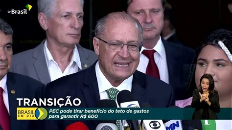 Alckmin apresenta texto prévio da PEC da Transição Brasil em Dia TV