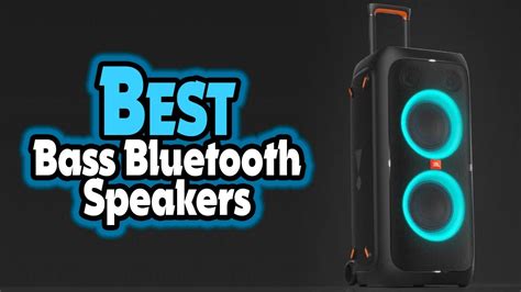 Top 5 Best Bass Bluetooth Speakers In 2024 [ Powerful Bass Speakers