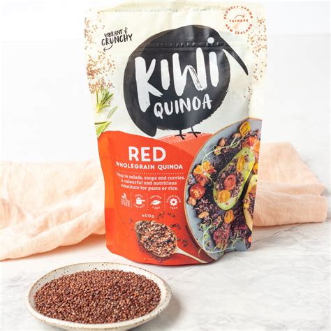 Kiwi Quinoa キウイキヌア（nz産全粒レッドキヌア）400g Kiwi Quinoa Wholegrain Red Quin