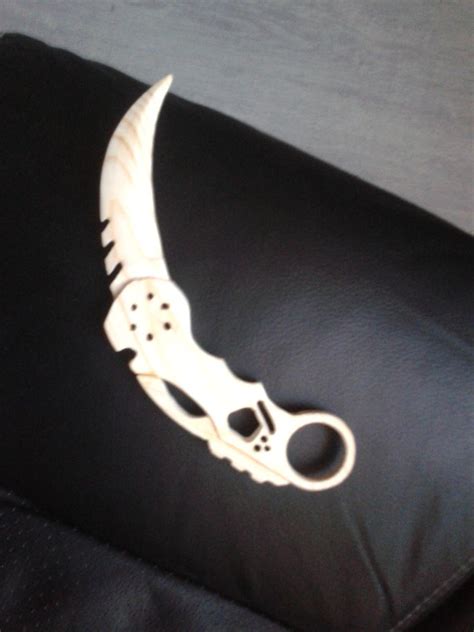 Custom Made Wooden Karambit Knife By Rivvion On Deviantart