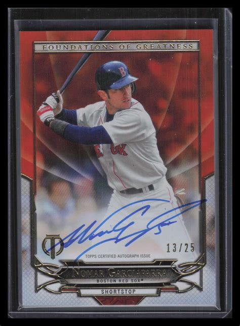 Topps Tribute Foundations Greatness Autographs Nomar Garciaparra