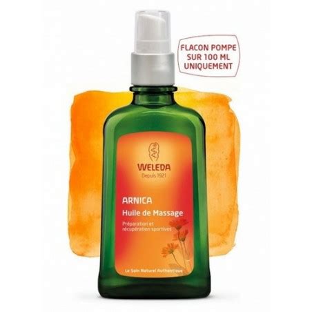 Huile Massage à l arnica 100 ML Weleda Préparation et réparation