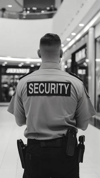 private security man      shopping center controls