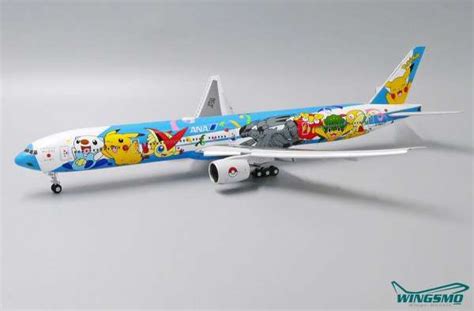 JC Wings All Nippon Airways Pokemon Livery Boeing 777 300 Flap Down